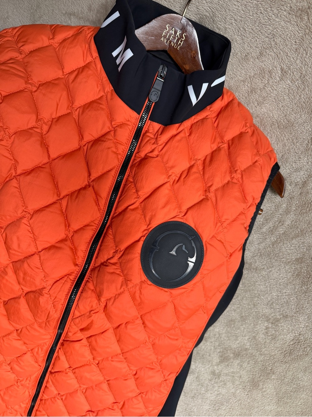 Vestrum Murcia Orange Quilted Women's equestrian riding Vest size L - Picture 8 of 15